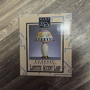 Classic Expressions Lapetite Accent Lamp - Cream and Multicolor